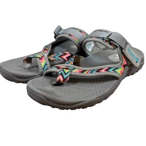Skechers Reggae Zig Swag Slide Sandals - Picture 1 of 9